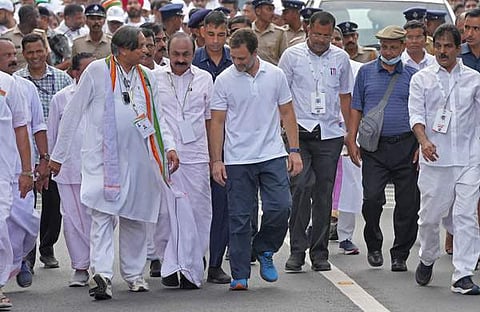 ഭാരത് ജോഡോ യാത്രയുടെ തിരുവനന്തപുരത്തെ പര്യടനം/ബിപി ദീപു