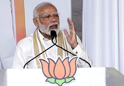 നരേന്ദ്ര മോദി കൊച്ചിയിൽ (ചിത്രം: എഎൻഐ)