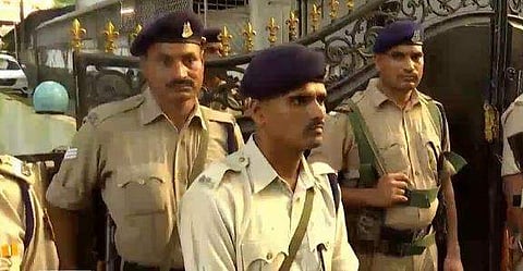 എന്‍ഐഎ റെയ്ഡിന് സുരക്ഷയൊരുക്കാന്‍ എത്തിയ സുരക്ഷാ ഉദ്യോഗസ്ഥരുടെ ദൃശ്യം, സ്‌ക്രീന്‍ഷോട്ട്‌