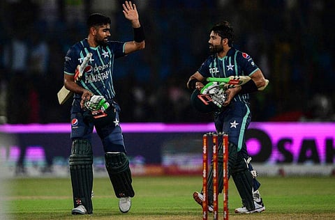 ബാബര്‍ അസം, മുഹമ്മദ് റിസ്വാന്‍/ഫോട്ടോ: എഎഫ്പി