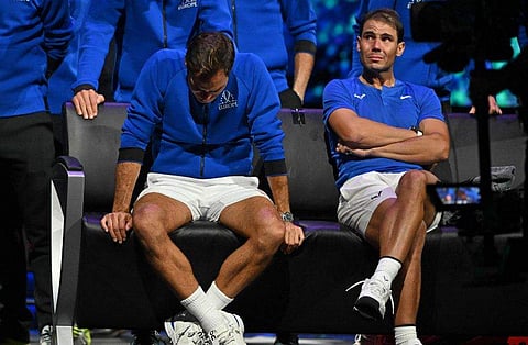 റാഫേല്‍ നദാല്‍, റോജര്‍ ഫെഡറര്‍/ഫോട്ടോ: എഎഫ്പി