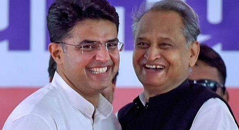 സച്ചിൻ പൈലറ്റ്, അശോക് ഗെലോട്ട്