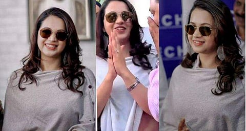 ​ഗോൾഡൻ വിസ സ്വീകരിക്കാൻ ഭാവന എത്തിയപ്പോൾ/ ചിത്രം; ഇൻസ്റ്റ​ഗ്രാം