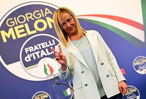 ജോർജിയ മെലോണി/ ചിത്രം: എ എഫ് പി