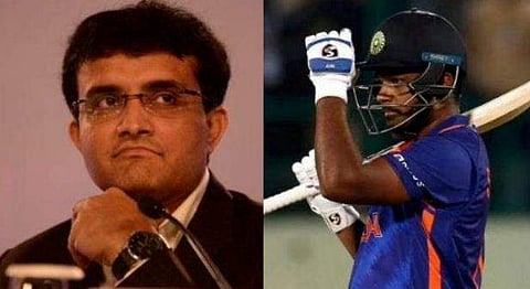 സഞ്ജു സാംസണ്‍, സൗരവ് ഗാംഗുലി/ഫയല്‍ ഫോട്ടോ