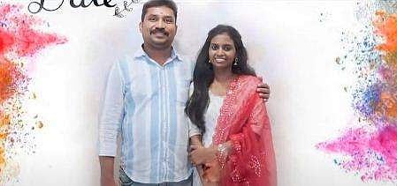 നിഖിത, ഭര്‍ത്താവ് അനീഷ് / ടി വി ദൃശ്യം