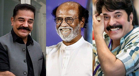 കമൽഹാസൻ, രജനീകാന്ത്, മമ്മൂട്ടി