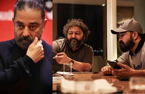 കമൽ ഹാസൻ, മോഹൻലാലും ലിജോ ജോസ് പെല്ലിശ്ശേരിയും/ ചിത്രം; ഫെയ്സ്ബുക്ക്