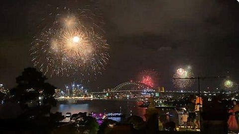 സിഡ്‌നിയിലെ പുതുവത്സരാഘോഷം/ ട്വിറ്റര്‍