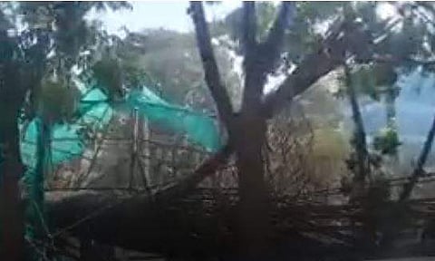 തകര്‍ന്നുവീണ മെട്രോ പില്ലറിന്റെ വീഡിയോ ദൃശ്യം