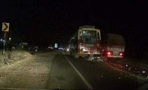 അപകടത്തിന്റെ സിസിടിവി ദൃശ്യത്തില്‍ നിന്ന്/ഫയല്‍