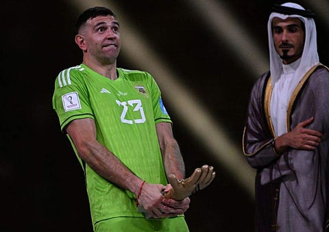 അർജന്റീന ​ഗോൾ കീപ്പർ എമിലിയാനോ മാർട്ടിനെസ്/ എഎഫ്പി