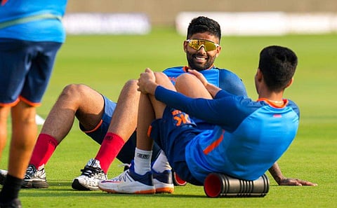 ഇന്ത്യന്‍ ടീം കാര്യവട്ടത്ത് പരിശീലനത്തില്‍/ പിടിഐ