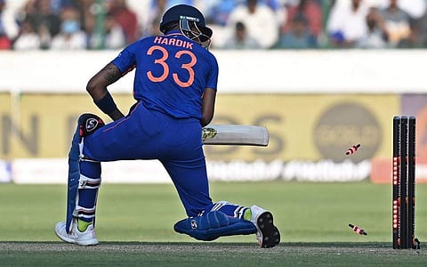 ഹ​ർ​ദിക് പാണ്ഡ്യ പുറത്താകുന്നു/ എഎഫ്പി