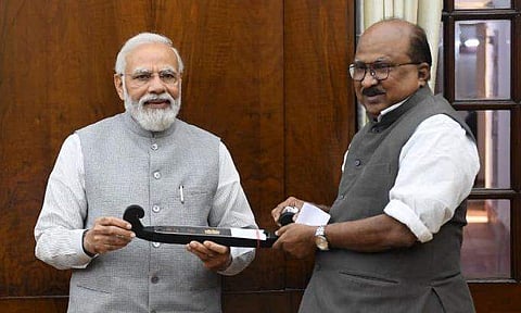 കെ വി തോമസ് പ്രധാനമന്ത്രിക്കൊപ്പം/ ഫയല്‍