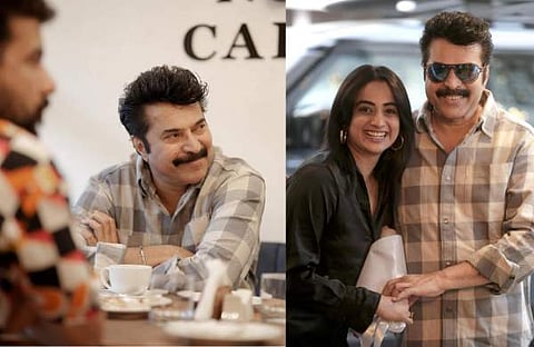 മമ്മൂട്ടി നമിത പ്രമോദിന്റെ കഫെയിൽ/ ചിത്രം; ഫെയ്സ്ബുക്ക്