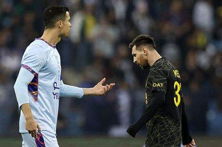 മെസിയും റൊണാള്‍ഡോയും കളിക്കളത്തില്‍ നേര്‍ക്കുനേര്‍, image credit: FIFAWorldCup