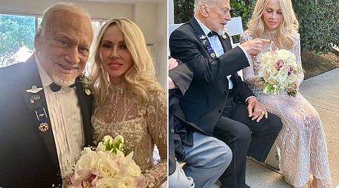 93-ാം വയസിൽ എഡ്വിൻ ബുസിന് വിവാഹം/ചിത്രം ട്വിറ്റർ