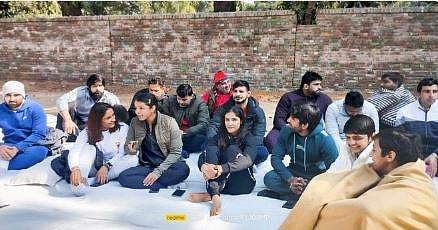 ​ഗുസ്തി താരങ്ങൾ/ ചിത്രം എഎൻഐ