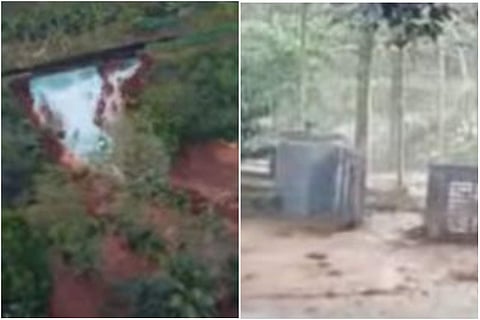 കനാല്‍ ഇടിഞ്ഞതിന്റെ വീഡിയോ ദൃശ്യത്തില്‍ നിന്ന്