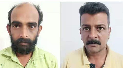 അറസ്റ്റിലായ പീറ്റര്‍ സൈമണ്‍, അര്‍ജുന്‍