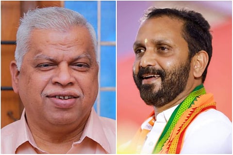 എം വി ജയരാജന്‍, കെ സുരേന്ദ്രന്‍/ ഫയല്‍