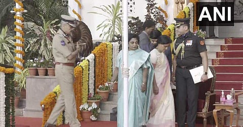 തെലങ്കാന രാജ്ഭവനില്‍ നടന്ന റിപ്പബ്ലിക് ദിനാഘോഷം/ എഎന്‍ഐ