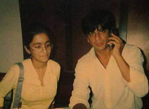 ഷാരൂഖ് ഖാനോടൊപ്പം ​രു​​ദ്രാണി/ ചിത്രം ട്വിറ്റർ