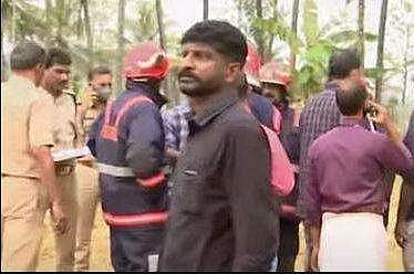 സ്ഫോടനം നടന്ന സ്ഥലത്തെ വീഡിയോ ​ദശ്യം