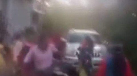 സംഘര്‍ഷത്തിന്റെ വീഡിയോ ദൃശ്യം