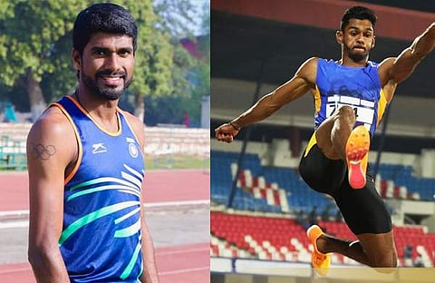 ജിന്‍സണ്‍ ജോണ്‍സണ്‍, എം  ശ്രീശങ്കര്‍/ ഫെയ്‌സ്‌ബുക്ക്