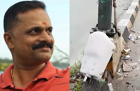 അജയകുമാർ, അപകടം നടന്ന സ്ഥലം