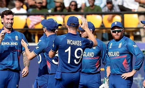 ഇംഗ്ലണ്ട് താരങ്ങളുടെ ആഹ്ലാദം/എഎന്‍ഐ