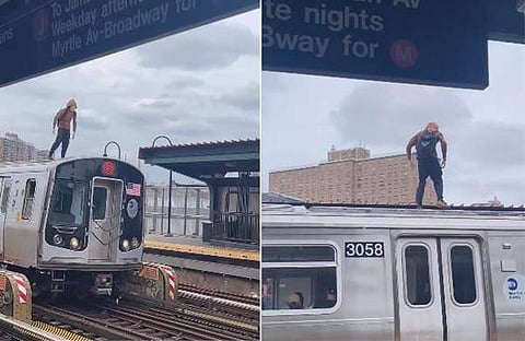 യുവാക്കൾക്കിടയിൽ ട്രെൻഡിങ്ങ് ആയി സബ്‌വേ സർഫിങ്/ ഇൻസ്റ്റ​ഗ്രാം വിഡിയോ സ്ക്രീൻഷോട്ട്