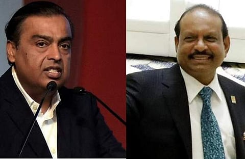 മുകേഷ് അംബാനി, എം എ യൂസഫലി/ ഫയല്‍
