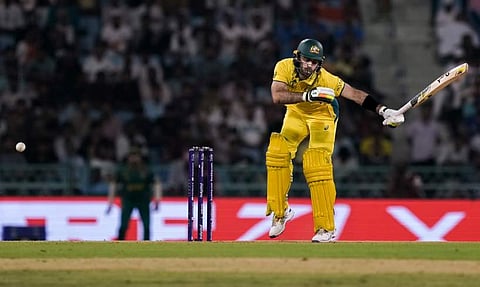 ഓസ്ട്രേലിയൻ താരം ​ഗ്ലെൻ മാക്സ്‍വെൽ ബാറ്റിങിനിടെ/ പിടിഐ