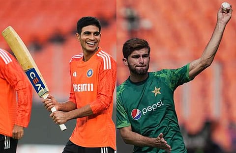 ശുഭ്മാൻ ​ഗിൽ, ഷഹീൻ അഫ്രീദി/ പിടിഐ