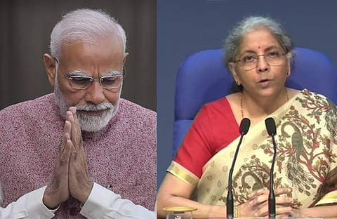 നരേന്ദ്ര മോദി, നിർമല സീതാരാമൻ/ എക്‌സ്