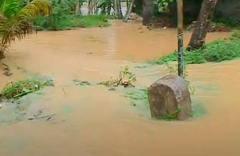 തിരുവനന്തപുരത്ത് വെള്ളം കയറിയപ്പോള്‍, ടിവി ദൃശ്യം