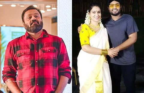 സുരേഷ് ​ഗോപി, ​ഗോകുൽ സുരേഷും രാധികയും/ ഫെയ്സ്ബുക്ക്