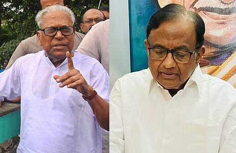 വിഎസ് അച്യുതാനന്ദൻ, പി ചിദംബരം/ ഫയൽ