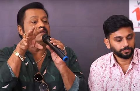 ഗരുഡന്‍ സിനിമയുടെ പ്രമോഷനില്‍ സംസാരിക്കുന്ന സുരേഷ് ഗോപി