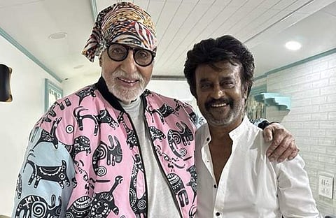 രജനീകാന്തും അമിതാഭ് ബച്ചനും/ഫോട്ടോ: ട്വിറ്റർ