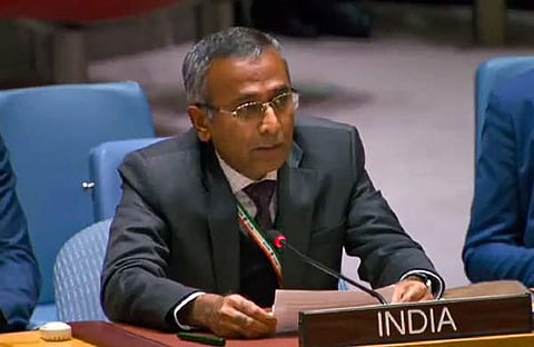 യുഎന്നിലെ ഇന്ത്യൻ പ്രതിനിധി ആർ രവീന്ദ്ര/ പിടിഐ