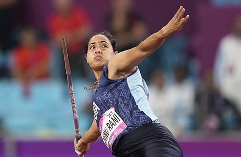 സ്വർണത്തിലേക്ക് അന്നു റാണി/ പിടിഐ