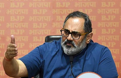 കേന്ദ്രമന്ത്രി രാജീവ് ചന്ദ്രശേഖർ/ ഫയല്‍