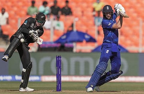 ജോ റൂട്ടിന്റെ ബാറ്റിങ്/ പിടിഐ