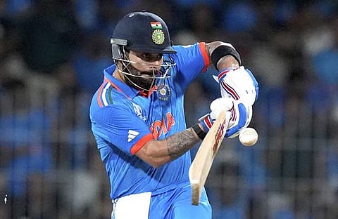 ഓസ്ട്രേലിയക്കെതിരെ കോഹ്‌ലിയുടെ ബാറ്റിങ്/ പിടിഐ