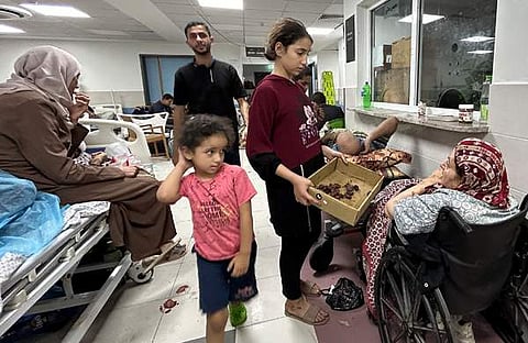 അല്‍ശിഫ ആശുപത്രിയിൽ ചികിത്സയിൽ കഴിയുന്നവർ/ എഎഫ്പി