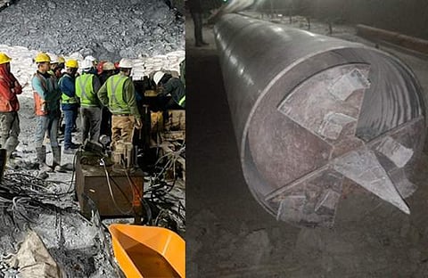 തൊഴിലാളികളെ രക്ഷിക്കുന്നതിനുള്ള പ്രവർത്തനം തുടരുന്നു, എഎൻഐ